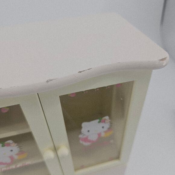 RARE Vintage 2001 Sanrio Hello Kitty Pink Angel Wooden Jewelry Box Organizer - Picture 10 of 12